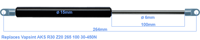 Vapsint AKS R30 Z20 265 100